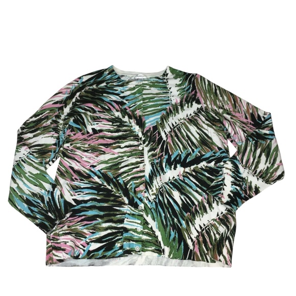 Avenue Multicolored Button Down Cardigan - Women’s 14/16 - Picture 10 of 14